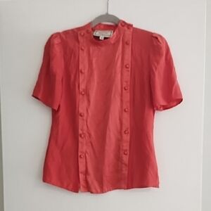 Chic Coral Women's Blouse